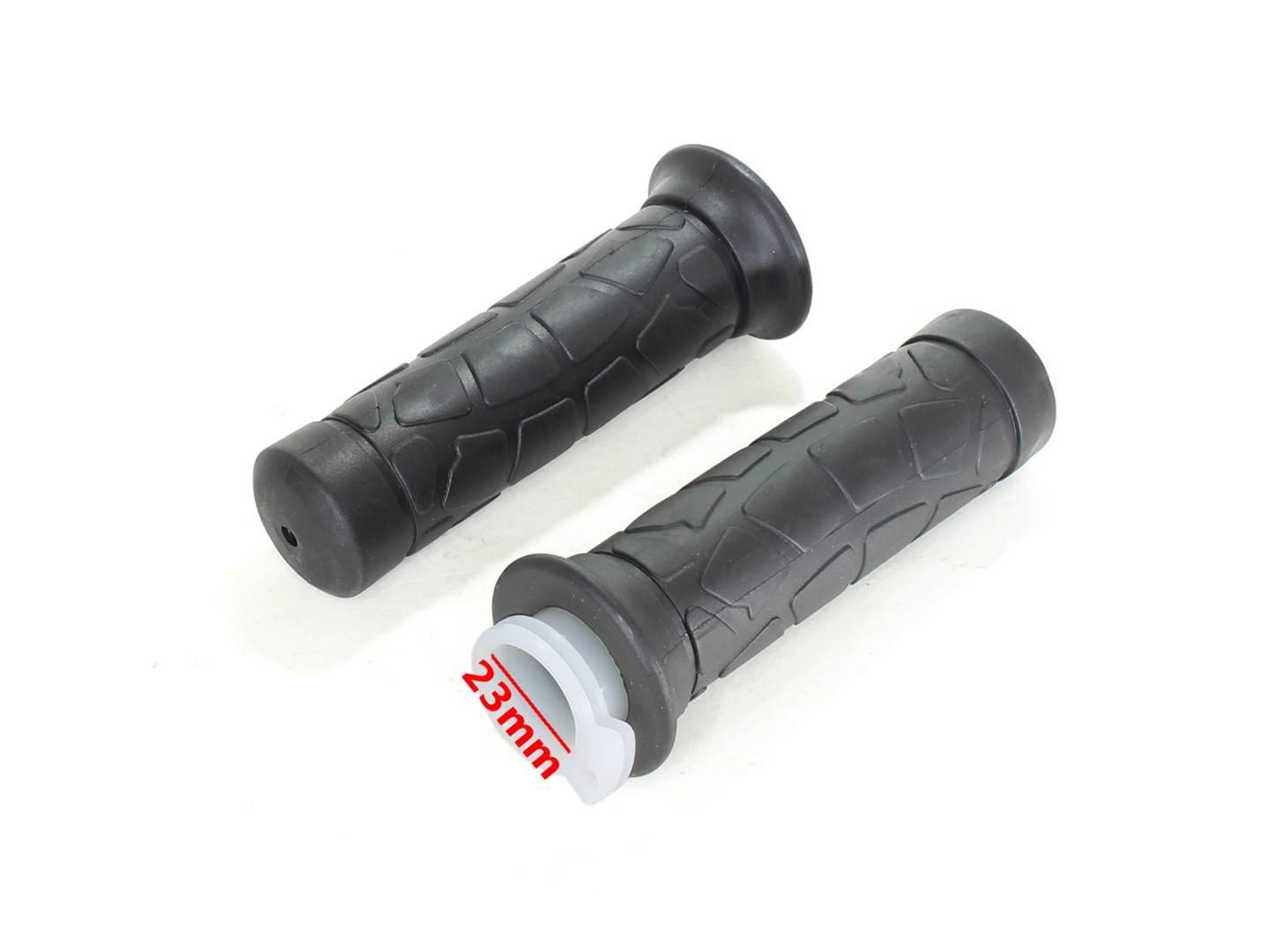 Manetka kierownicy lewa/prawa gy6 skuter czarna kpl