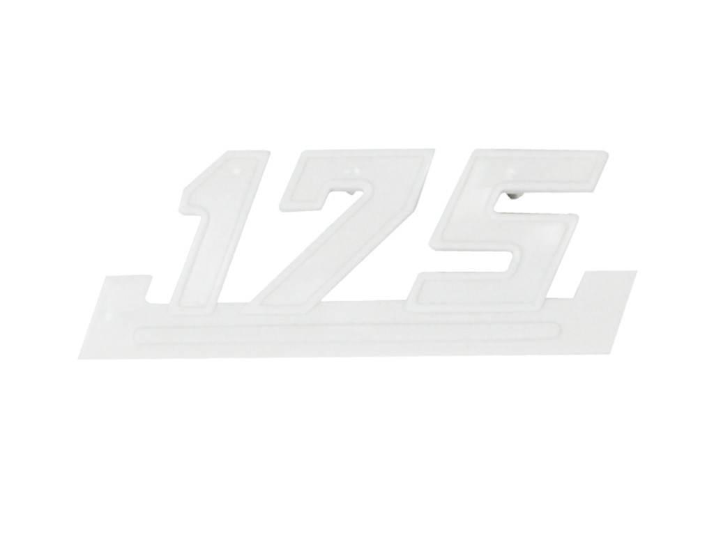 Emblemat znaczek boczka wsk 175 biały | ROY04263