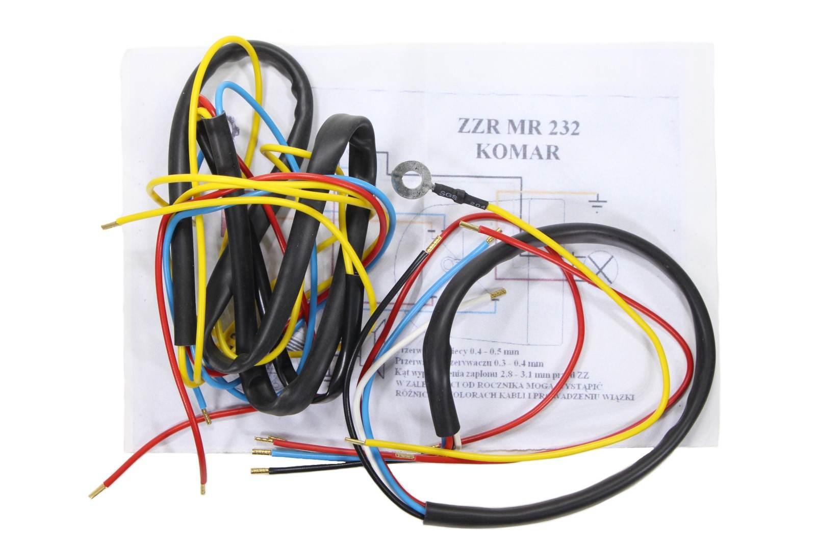 Instalacja wiązka romet komar zzr 232 sztywniak czarna ml