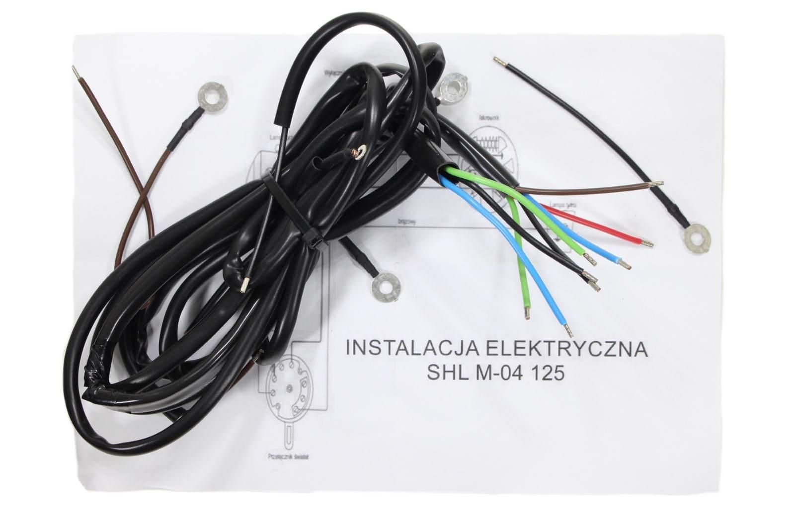 Instalacja wiązka shl m04 125 czarna ml | ROY04434