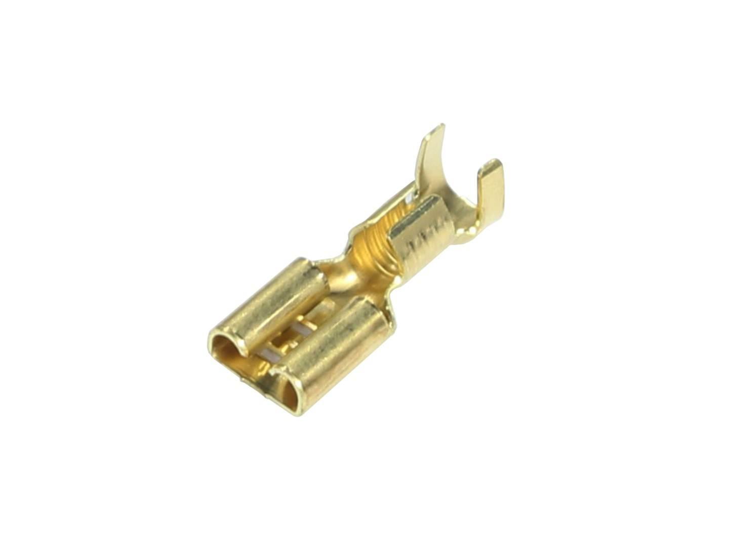 Konektor żeński 6.3x0.8 gniazdo płaskie 2.5-6.0mm de