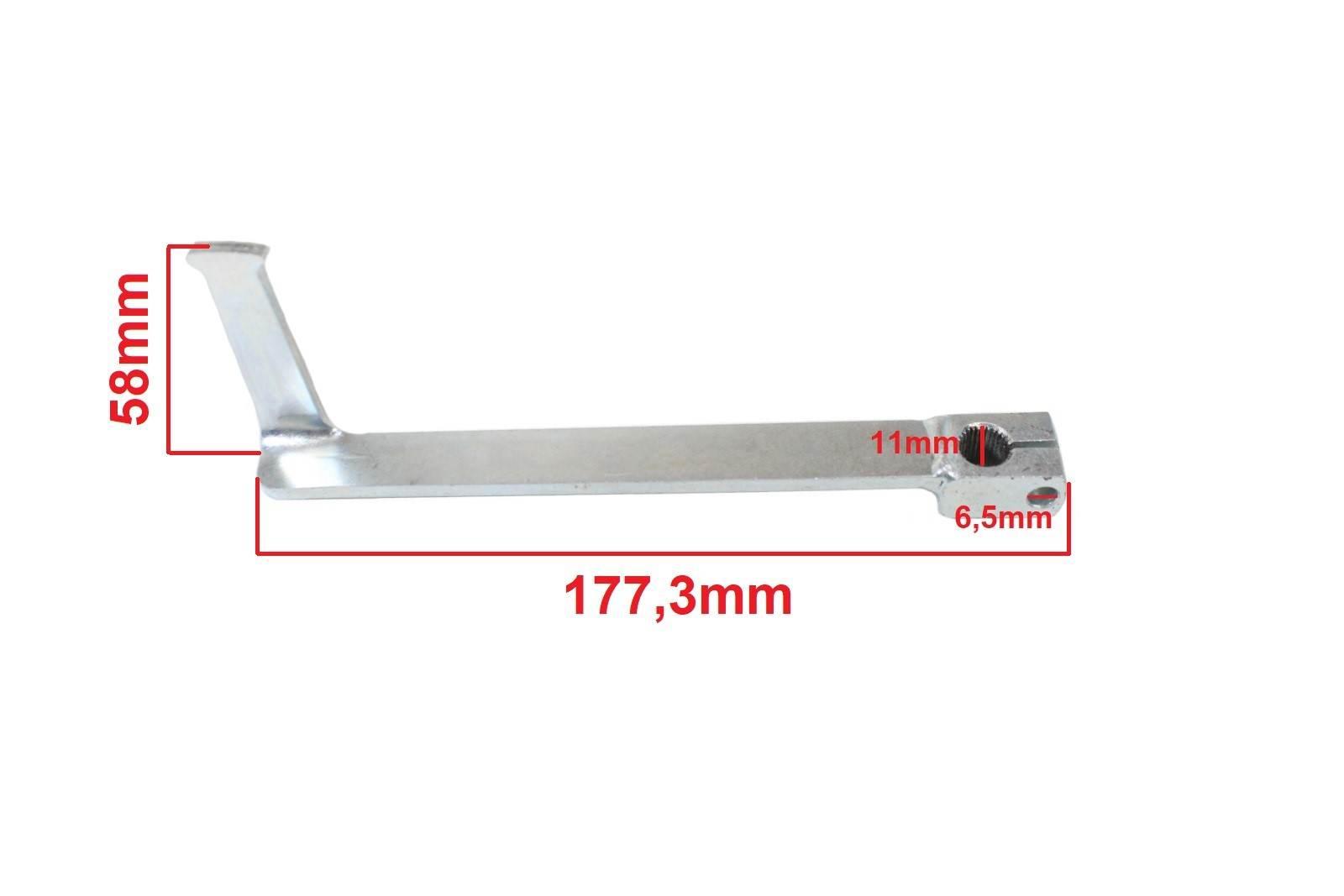 Dźwignia zmiany biegów mz etz 125/150 de - zdjęcie 2