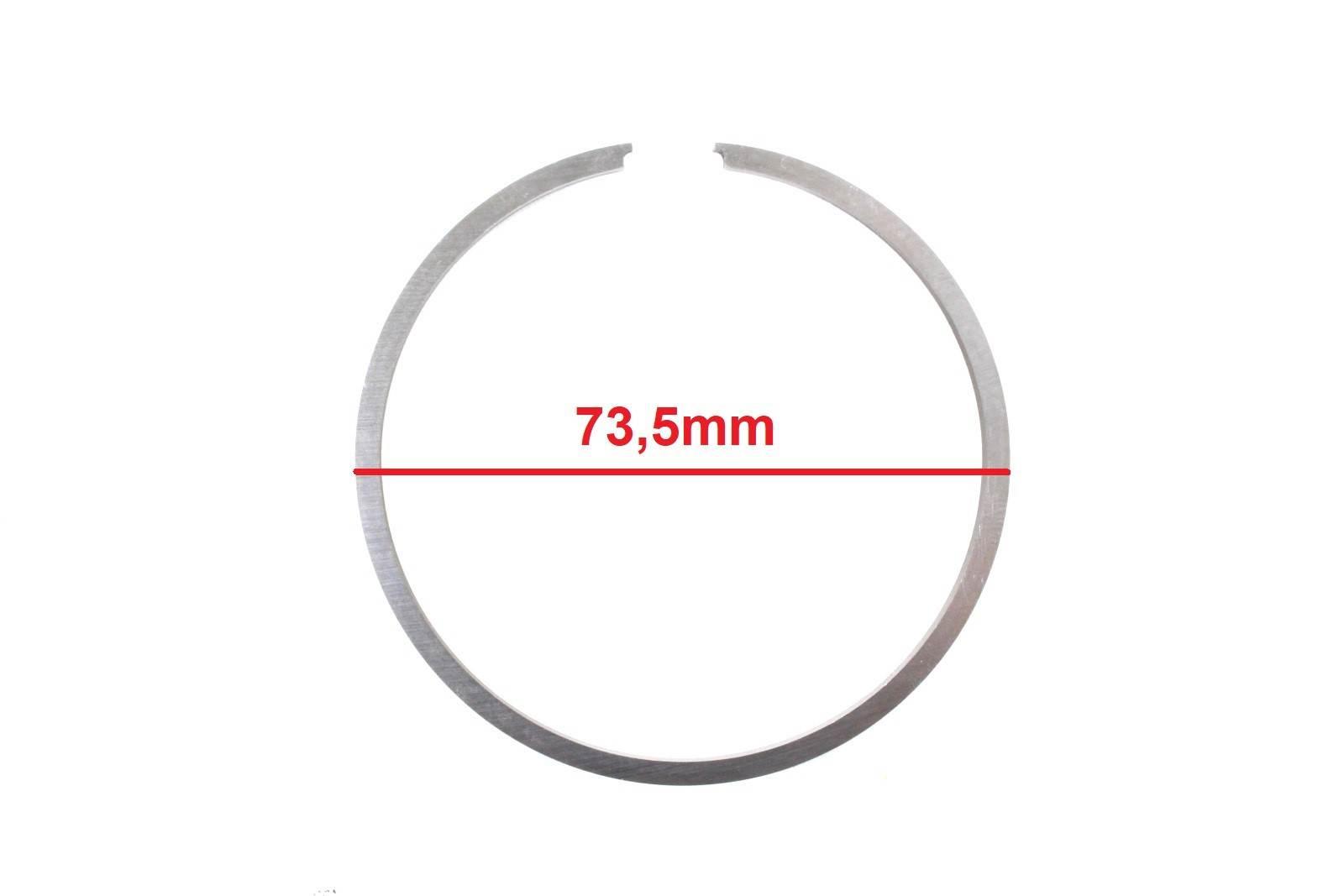 Pierścień tłoka iż-350/dkw 73,5mm 3 szlif kpl duells di - zdjęcie 2