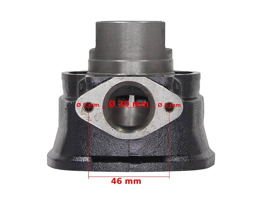 Cylinder piaggio lc 80cc 47mmz głowicą tuning taiwan - zdjęcie 4