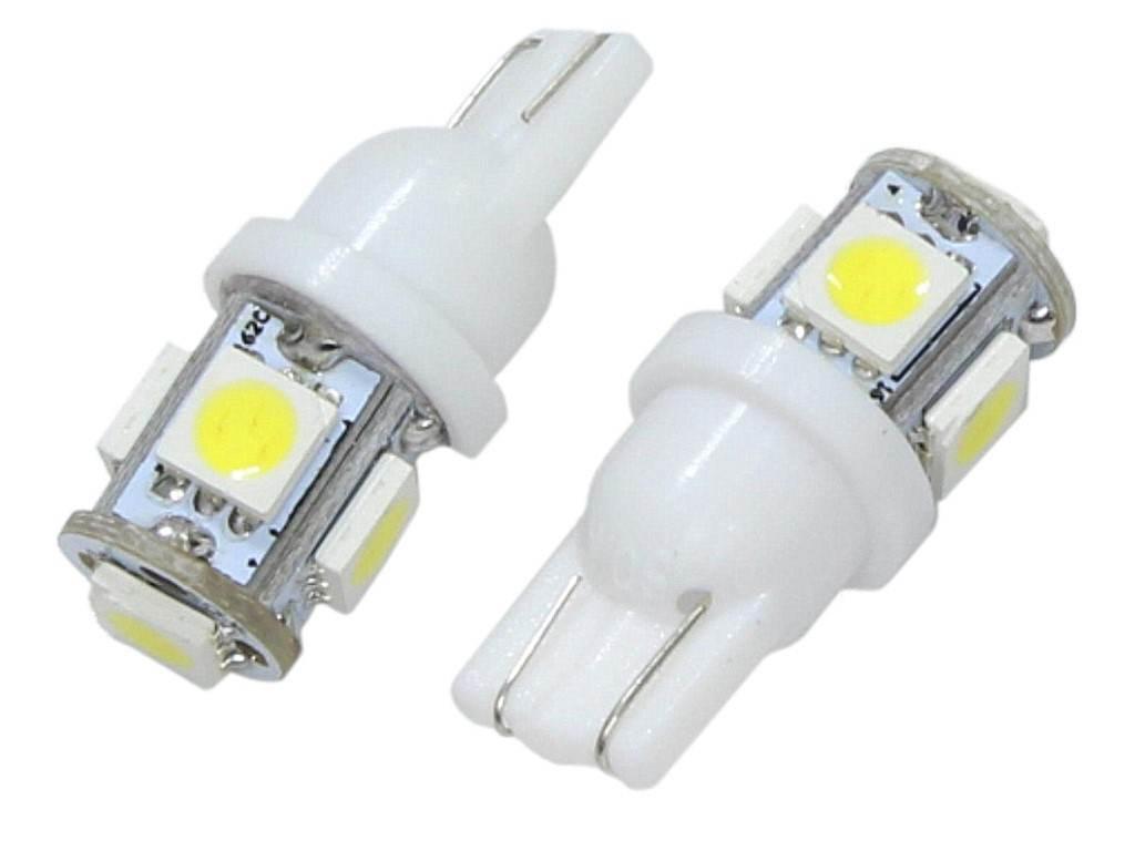 Żarówka 12v t10 led bezcokołowa 5xdioda | ROY05023