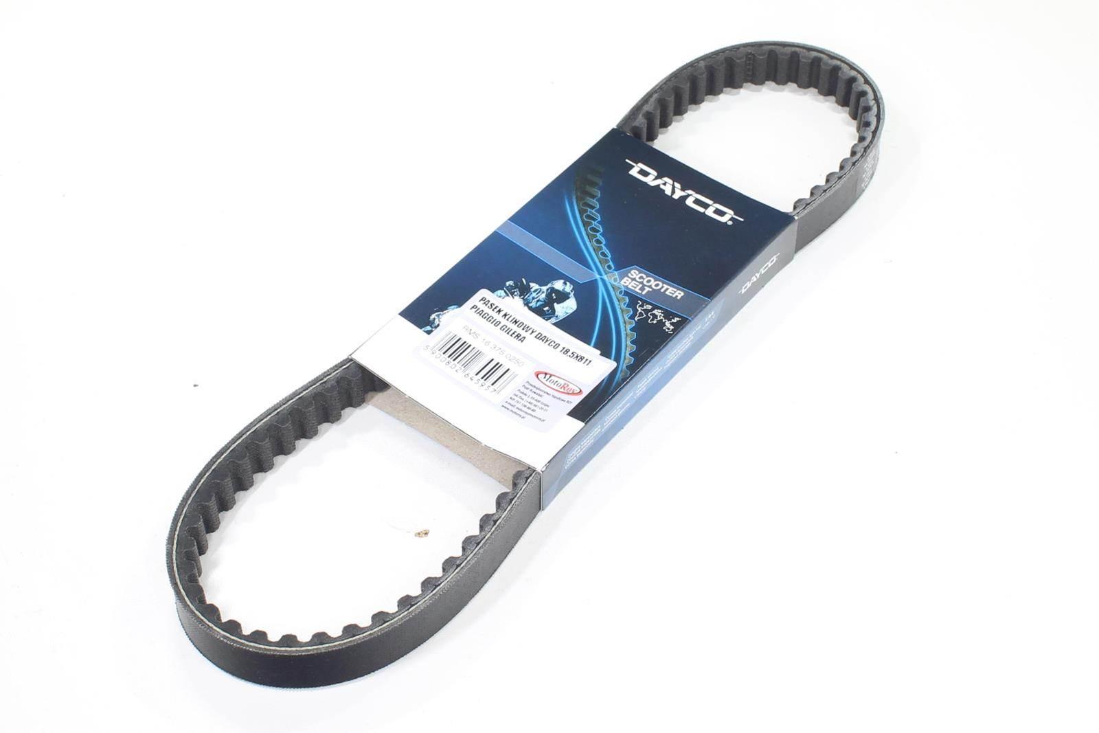 Pasek napędowy dayco 811x18,5x8 aprilia derbi gilera piaggio 50 rms modeli aprilia-mojito/scarabeo/sr derbi-atlantis/gp1 gilera-ice/runner/stalker/storm/typhoon