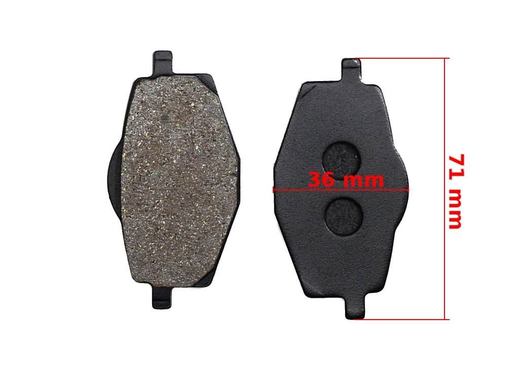 Klocki hamulca gy6 baotian | ROY05327