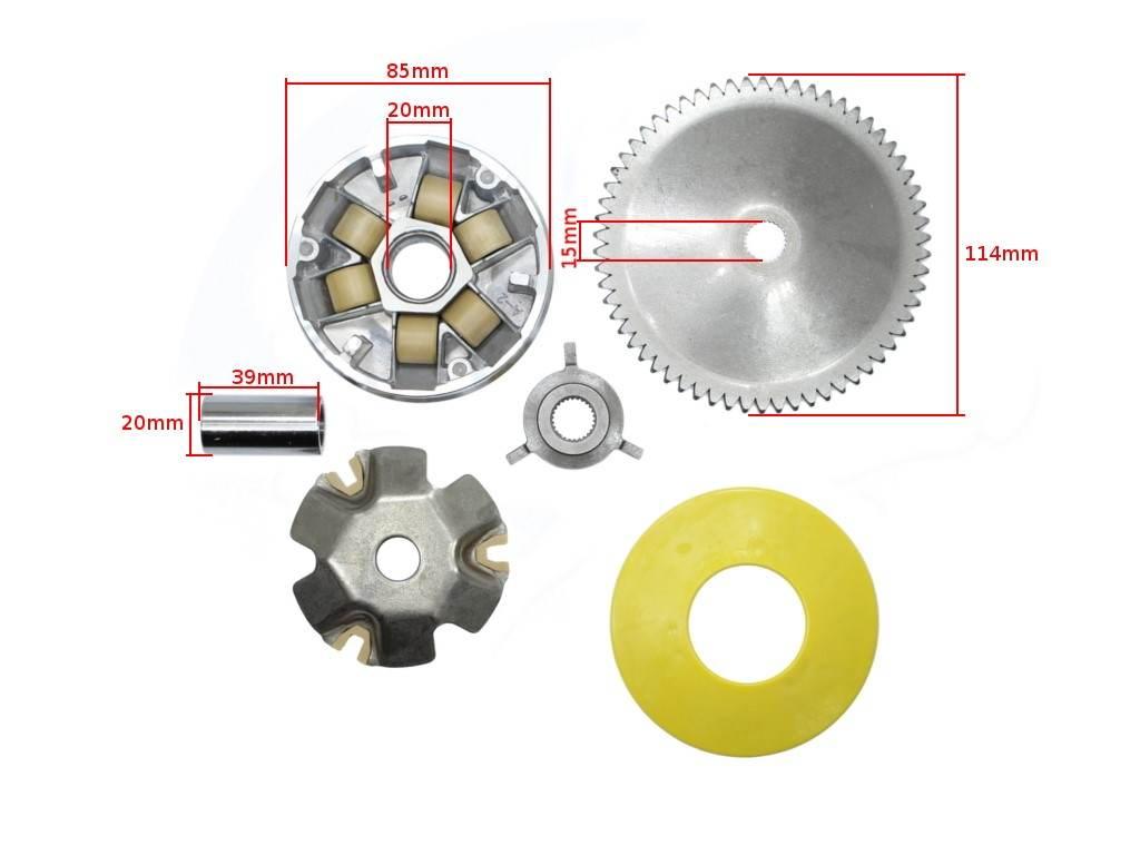 Wariator gy6-50 baotian router romet jl50qt 4t 8gr bri - zdjęcie 2