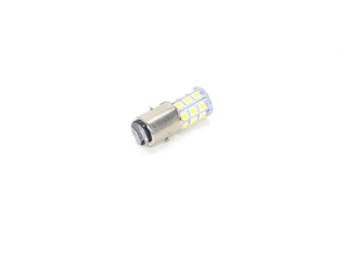 Żarówka 12v 35/35w ba20d 27smd led 6000k wb