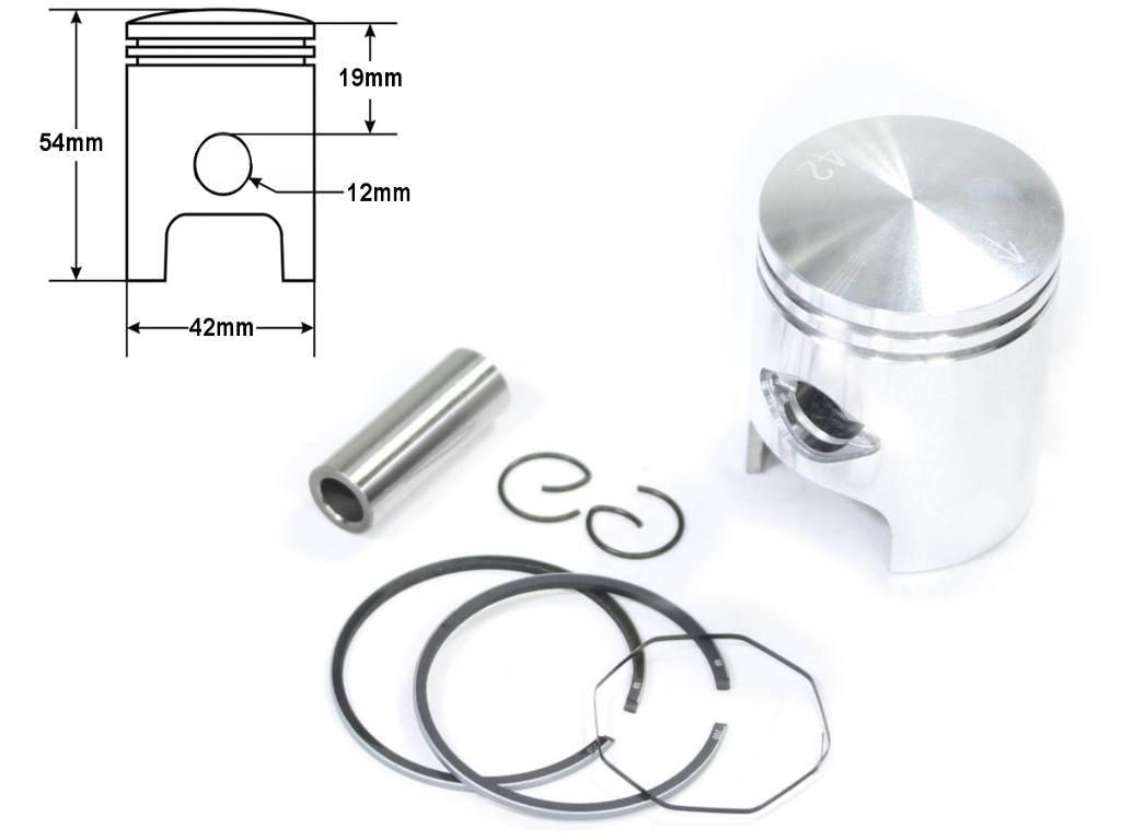 Tłok piaggio typhoon air cool 50cc 42mm std
