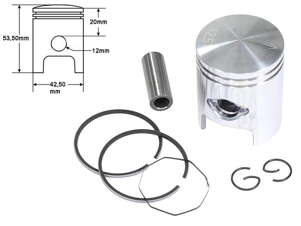 Tłok piaggio typhoon air cool 50cc 42,5mm std