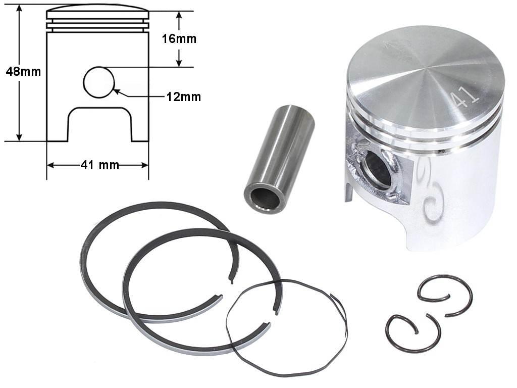 Tłok peugeot buxy air cool 50cc 41mm std