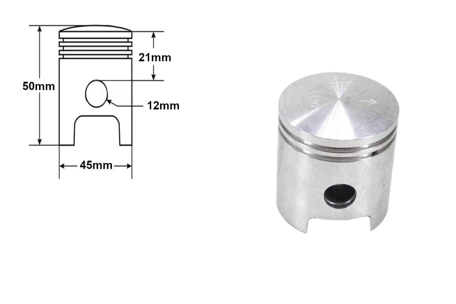 Tłok simson s70 45,00mm nominał kpl de | ROY05741 - zdjęcie 2