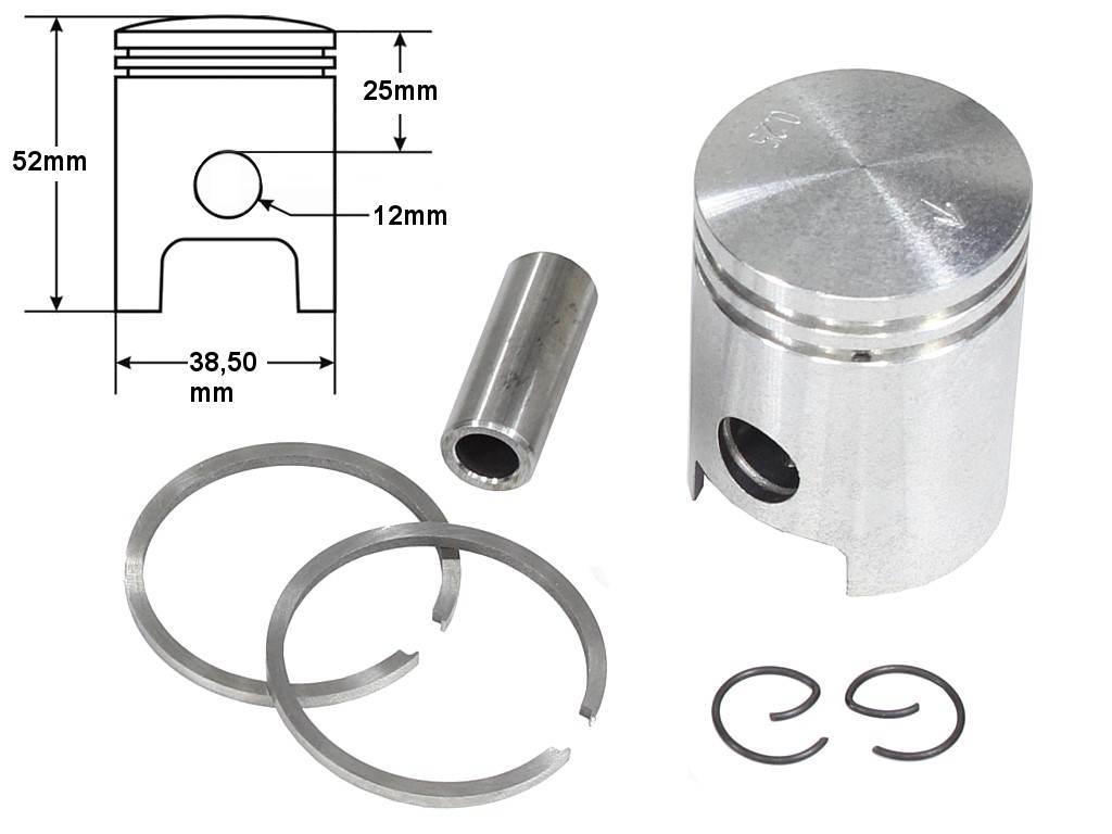 Tłok simson s51 38,50 2-szlif std | ROY06179