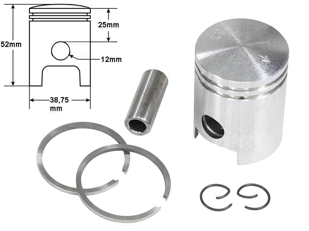 Tłok simson s51 38,75 3-szlif std | ROY06180