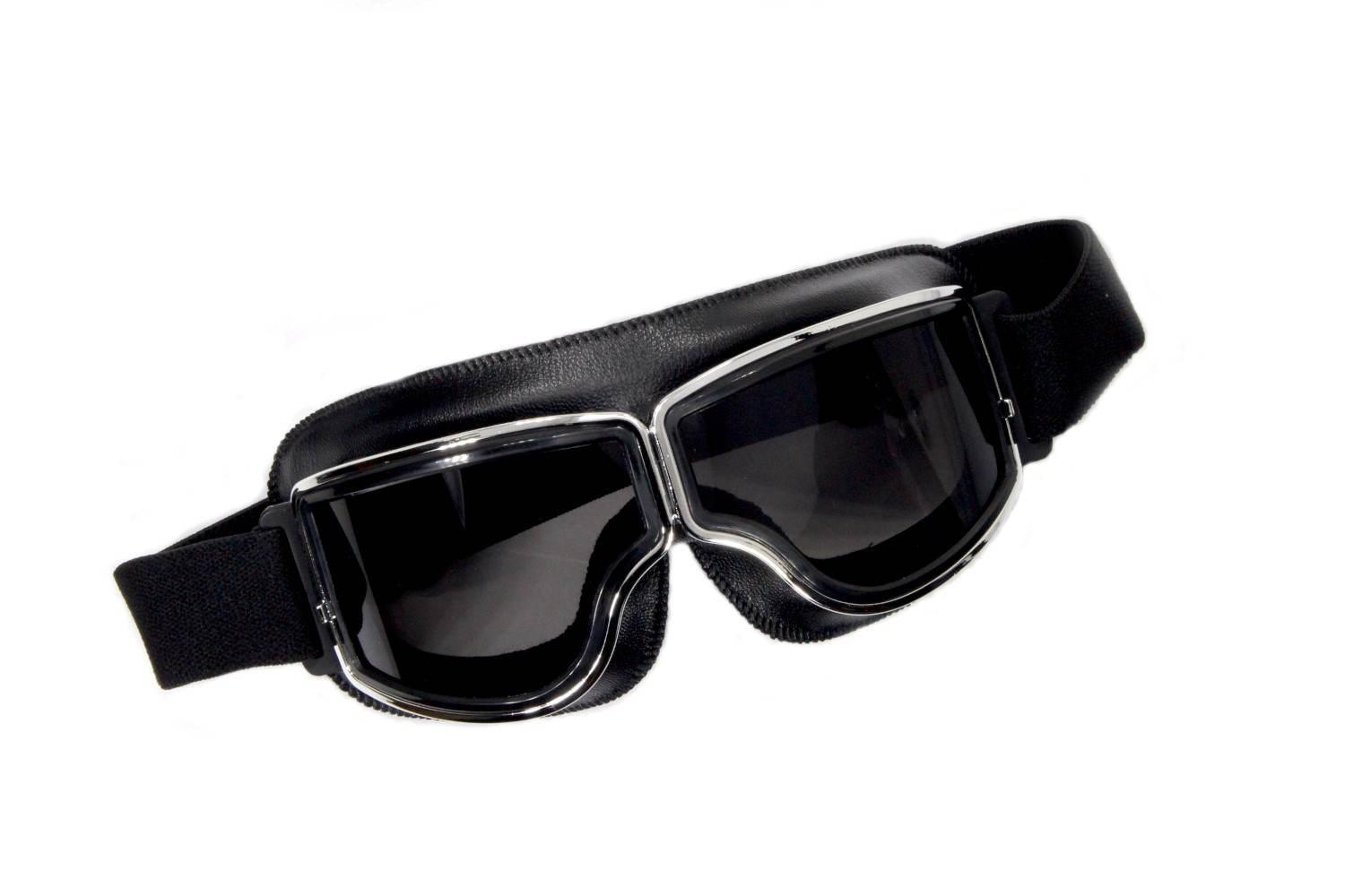 Gogle retro r-02 czarna szyba wb | ROY06321