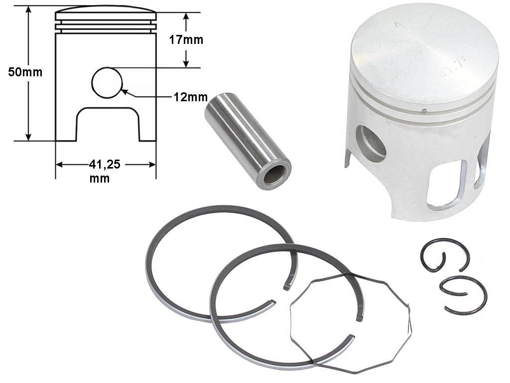Tłok yamaha dt 41,25 1-szlif | ROY06705