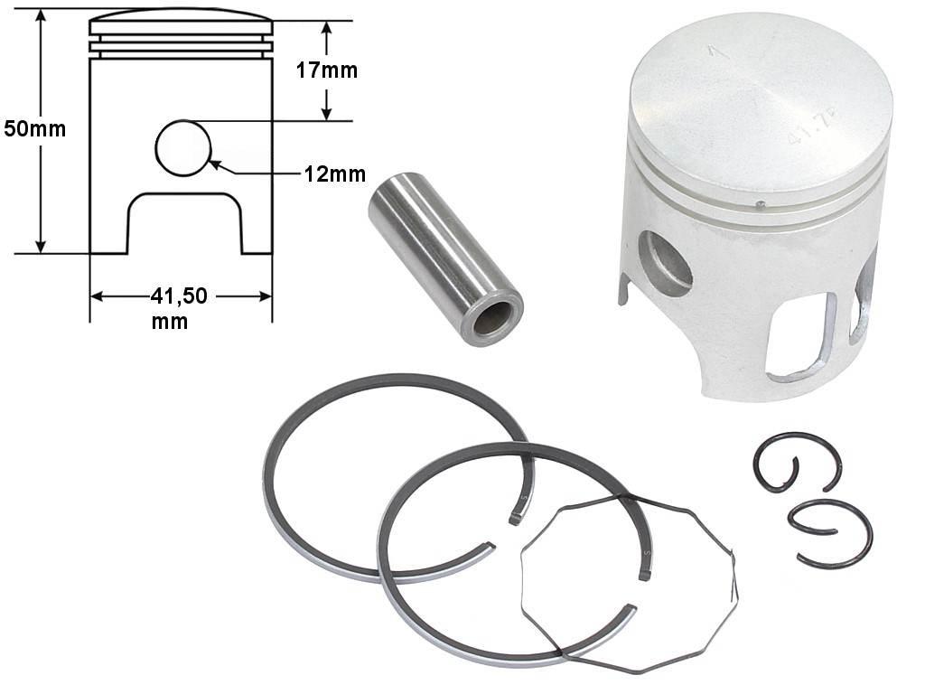 Tłok yamaha dt 41,50 2-szlif | ROY06706