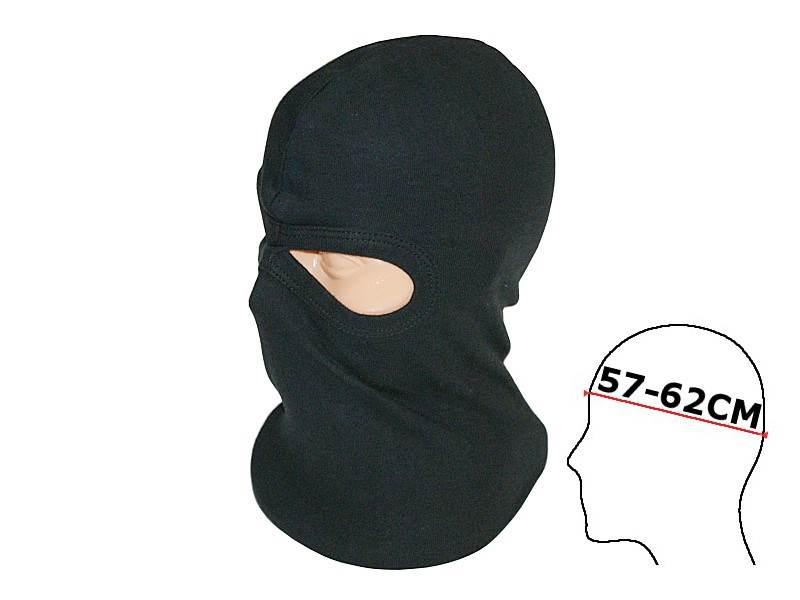 Kominiarka bawełniana oczy dzielone l/xl