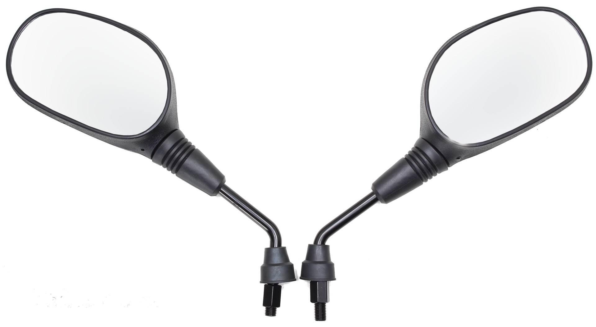 Lusterka m10 ym-680 czarne krótkie kpl | ROY07040