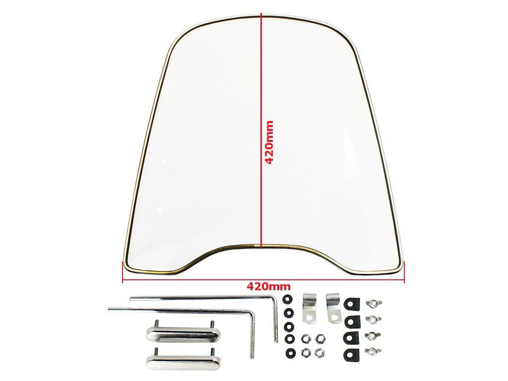Szyba czołowa skuter-owiewka ym-618 | ROY07044