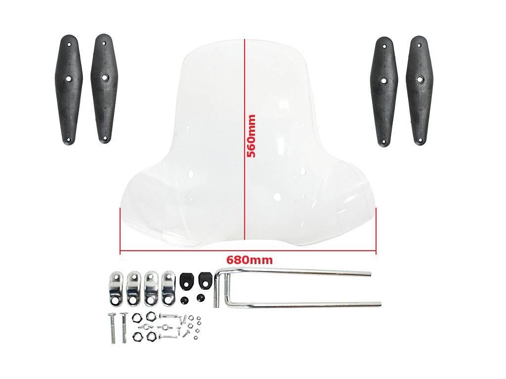 Szyba czołowa skuter-owiewka ym-605 | ROY07045