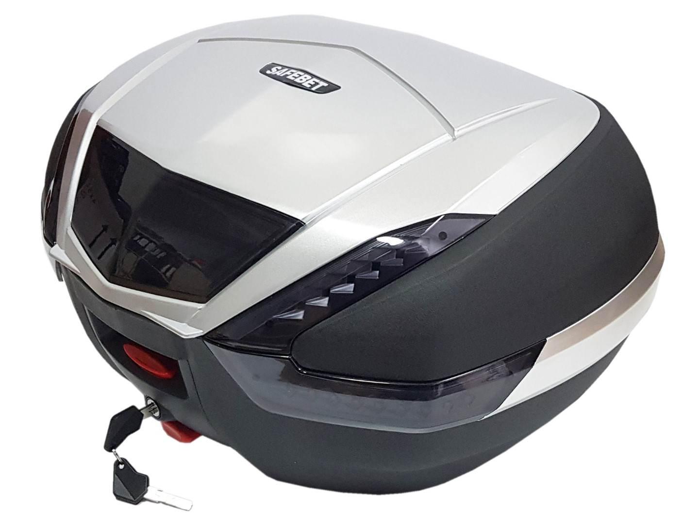 Kufer centralny hf e68 silver 48l światło stop led