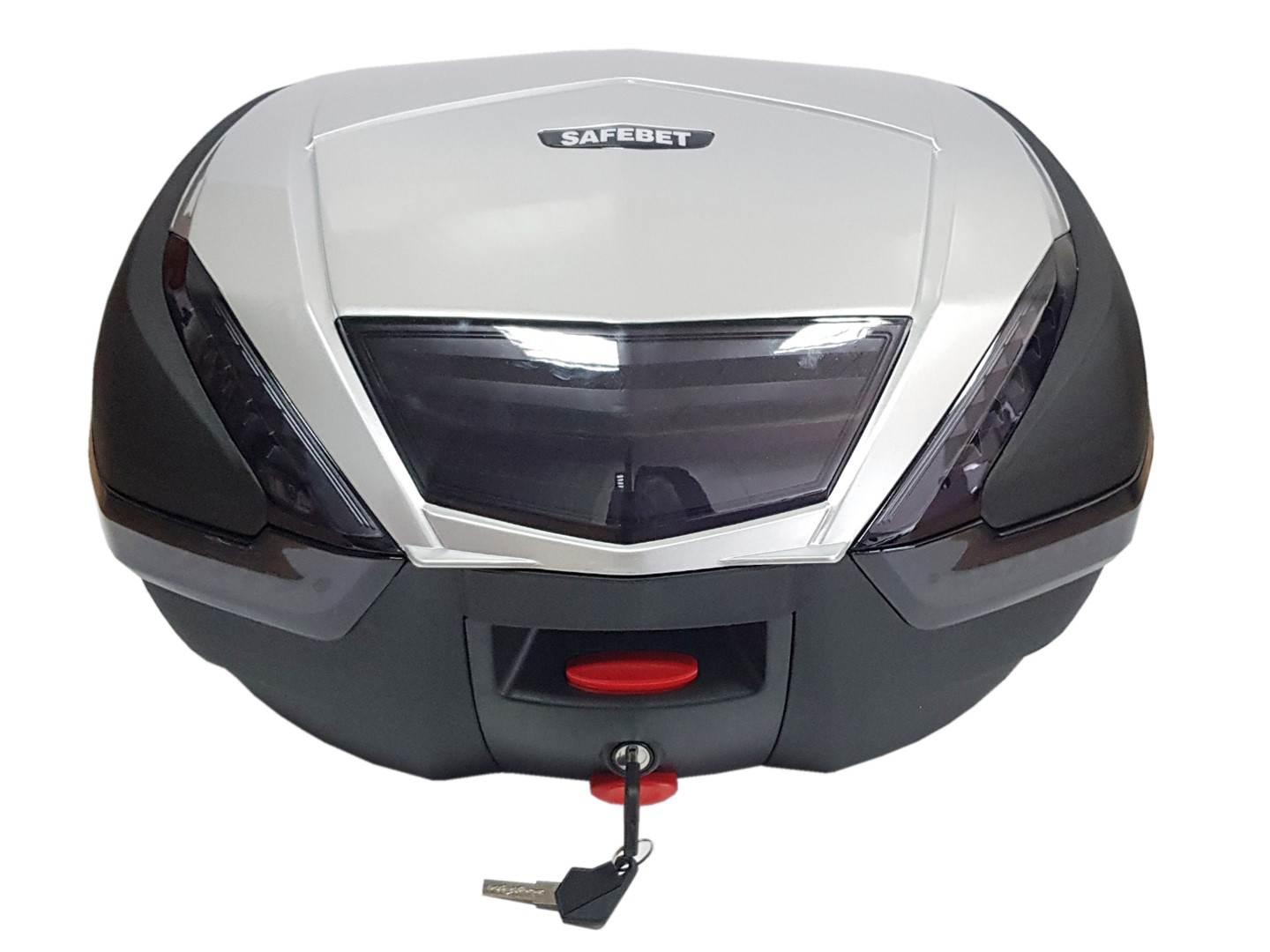 Kufer centralny hf e68 silver 48l światło stop led - zdjęcie 2