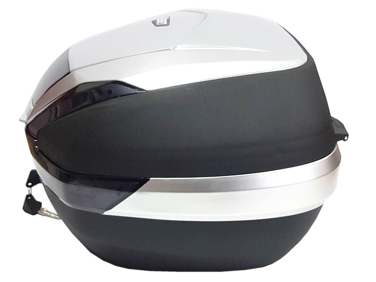 Kufer centralny hf e68 silver 48l światło stop led - zdjęcie 6