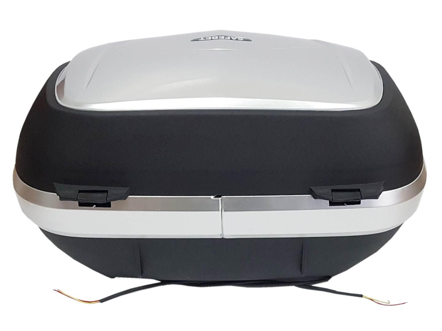 Kufer centralny hf e68 silver 48l światło stop led - zdjęcie 7