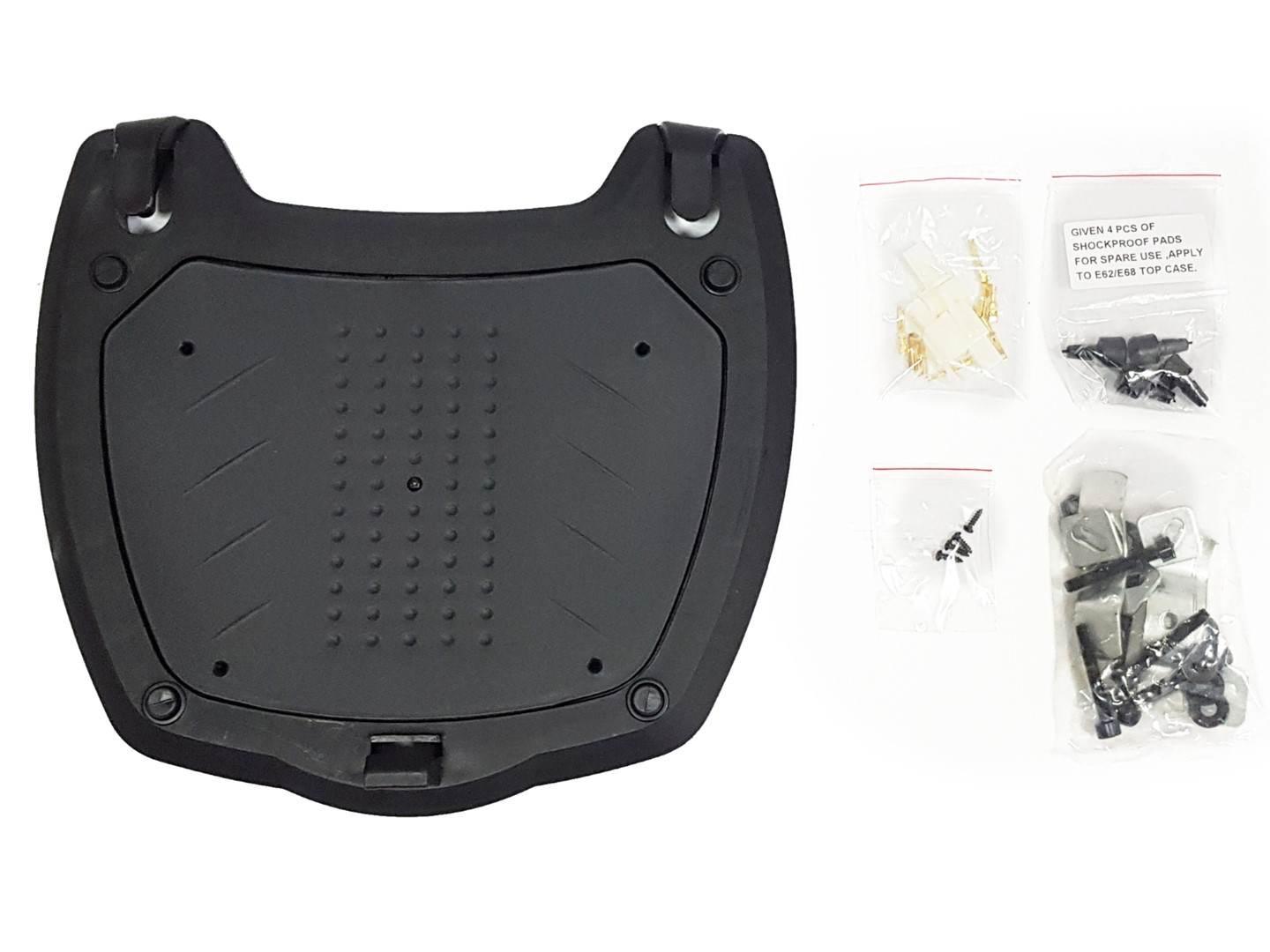 Kufer centralny hf e68 silver 48l światło stop led - zdjęcie 12