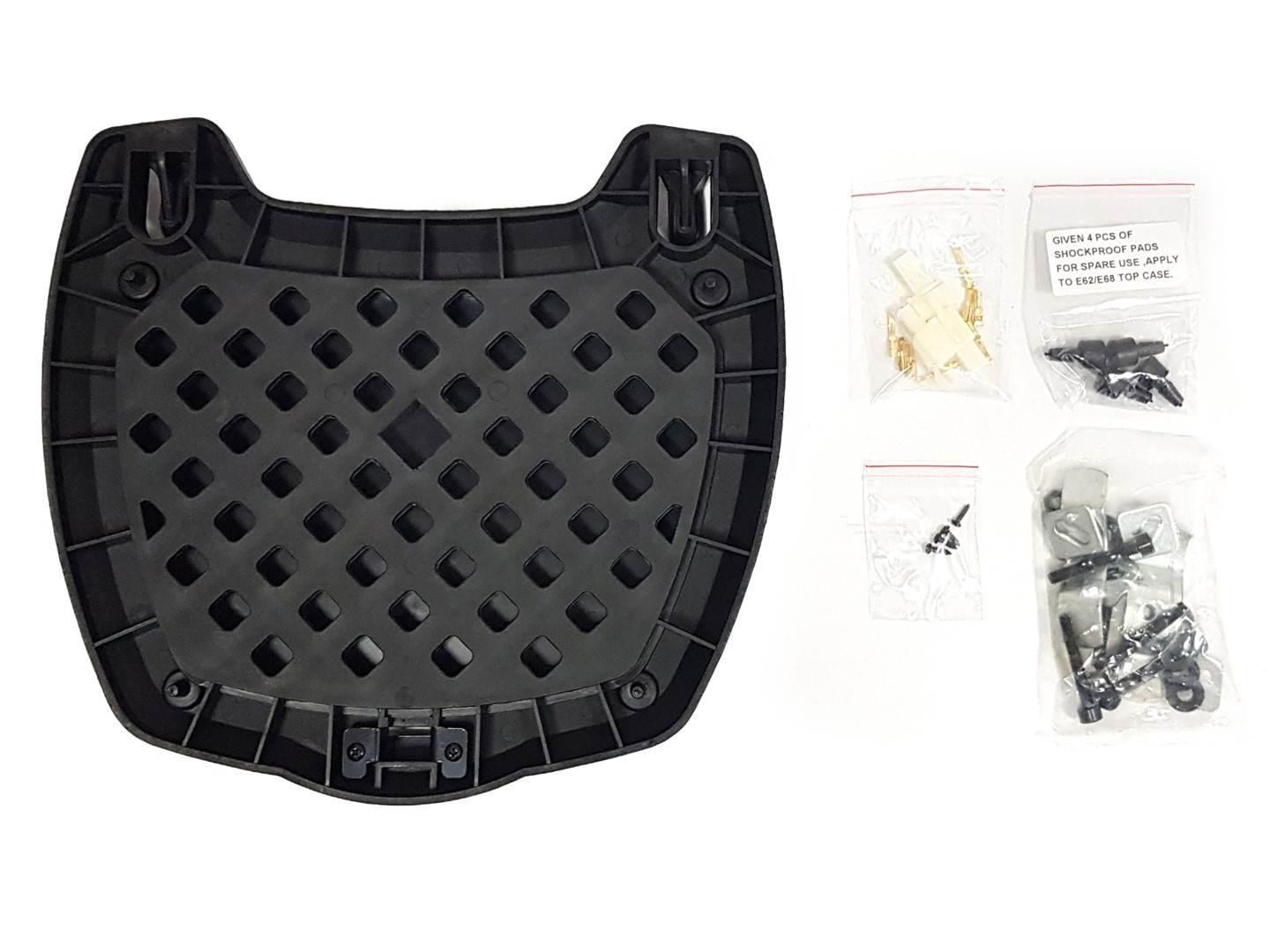 Kufer centralny hf e68 silver 48l światło stop led - zdjęcie 13