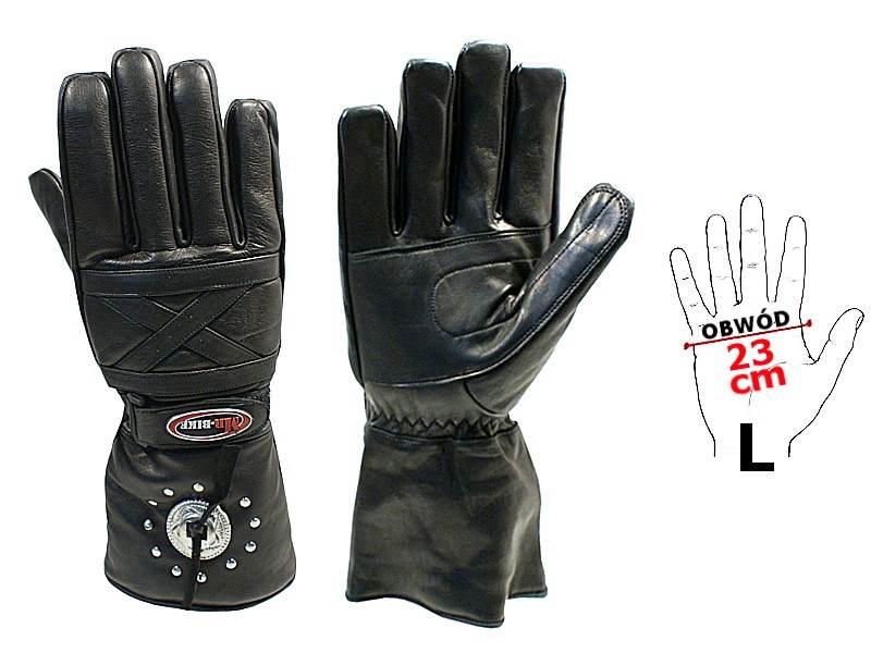 Rękawice nal-203 l skóra cielęca | ROY07170