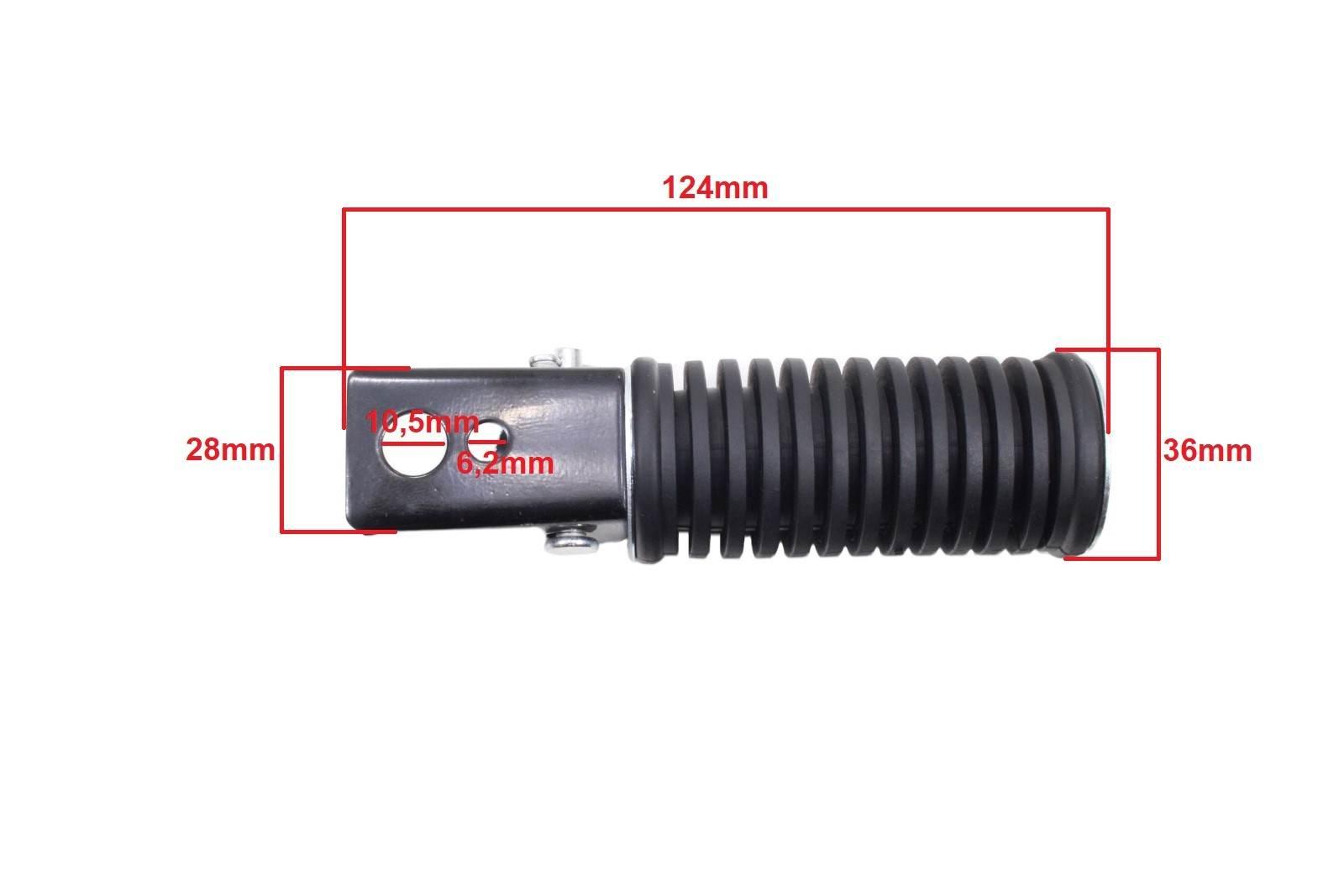 Podnóżek pasażera street okrągły | ROY07504 - zdjęcie 2