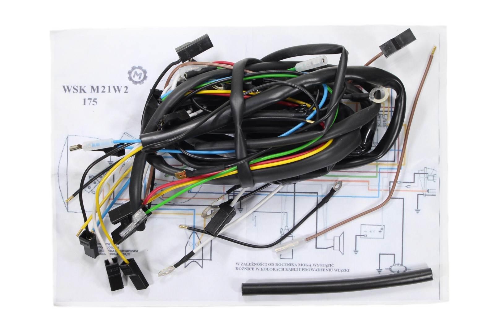 Instalacja wiązka wsk 175 m21w2 czarna ml