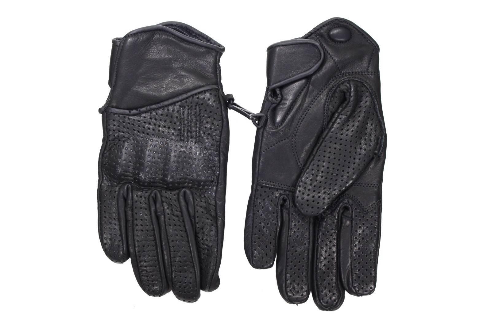 Rękawice zah-2000 black skóra m | ROY07956