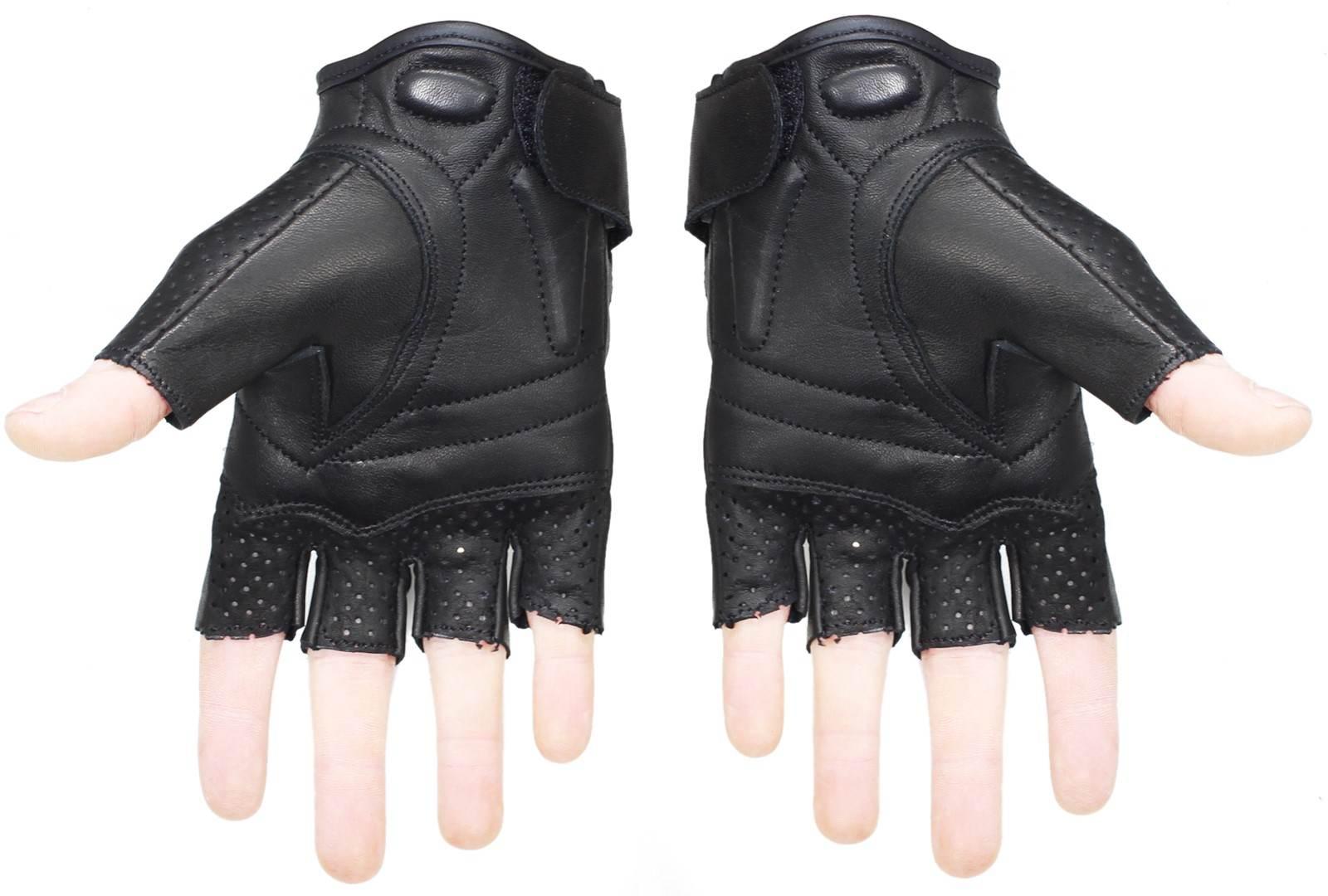 Rękawice zah-71500 bez palcy skóra m | ROY07962 - zdjęcie 3