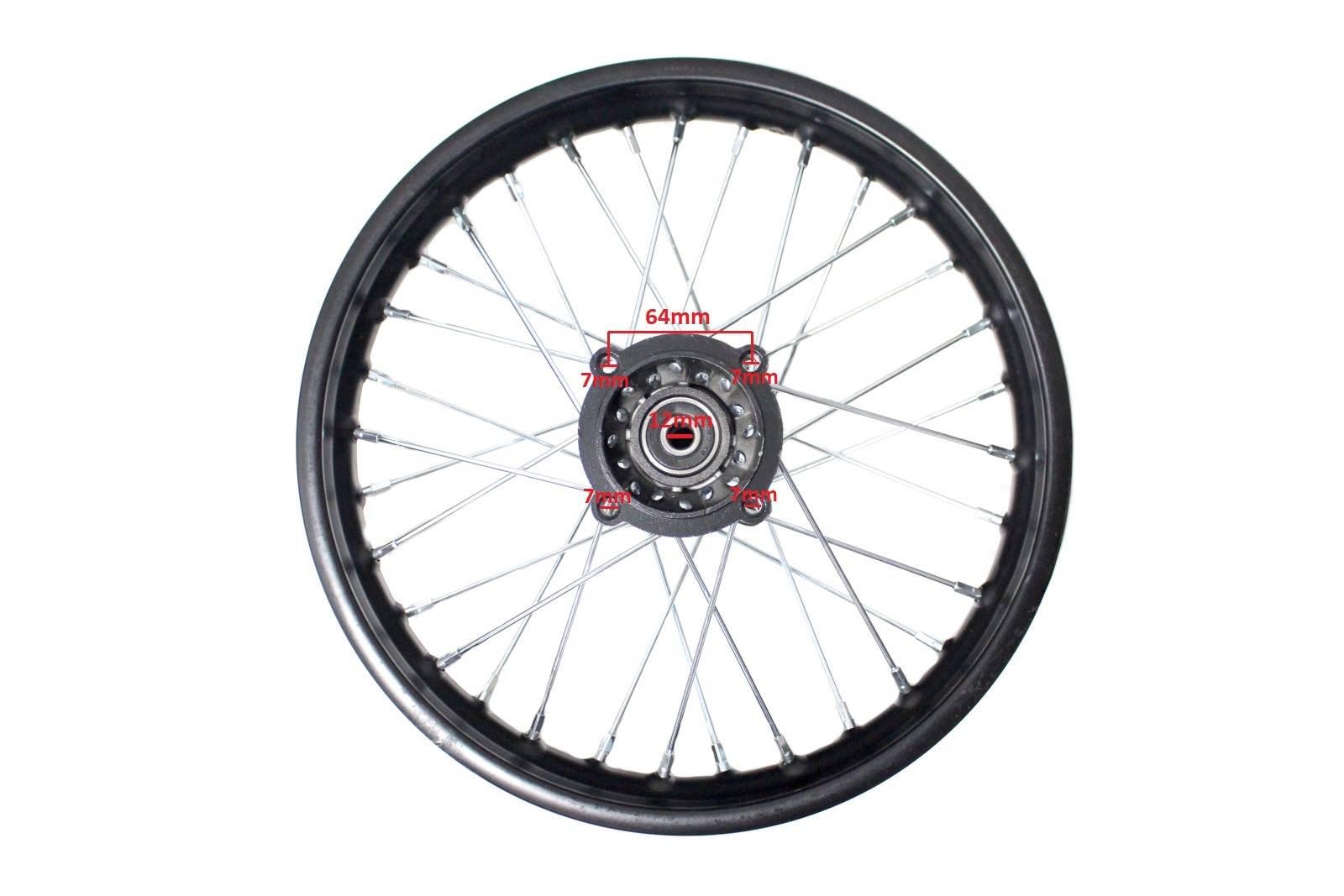 Felga koło tył 1,85/14'' cross 125 new hb - zdjęcie 2