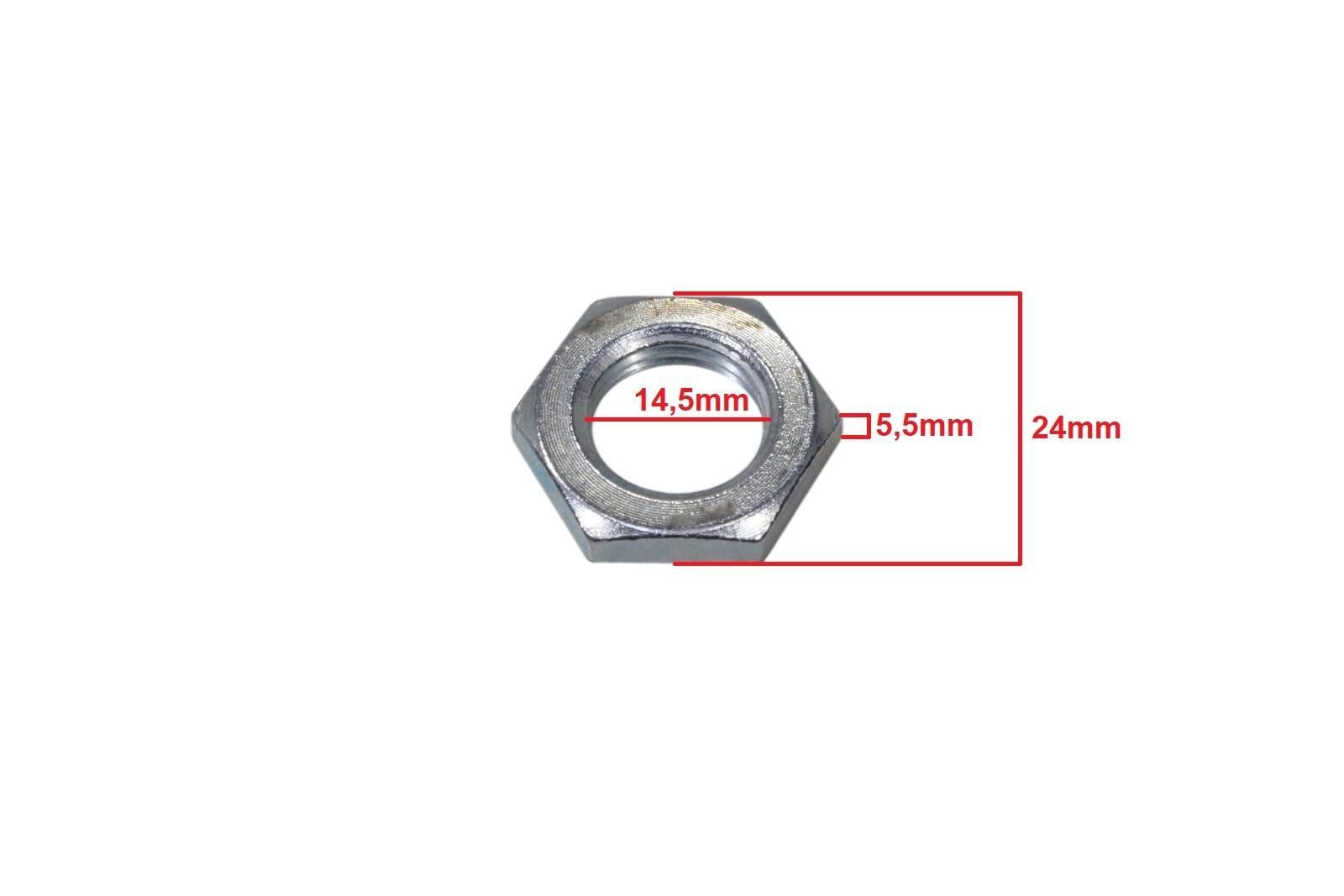 Nakrętka wałka zdawczego romet m15x1,5 | ROY08496 - zdjęcie 2