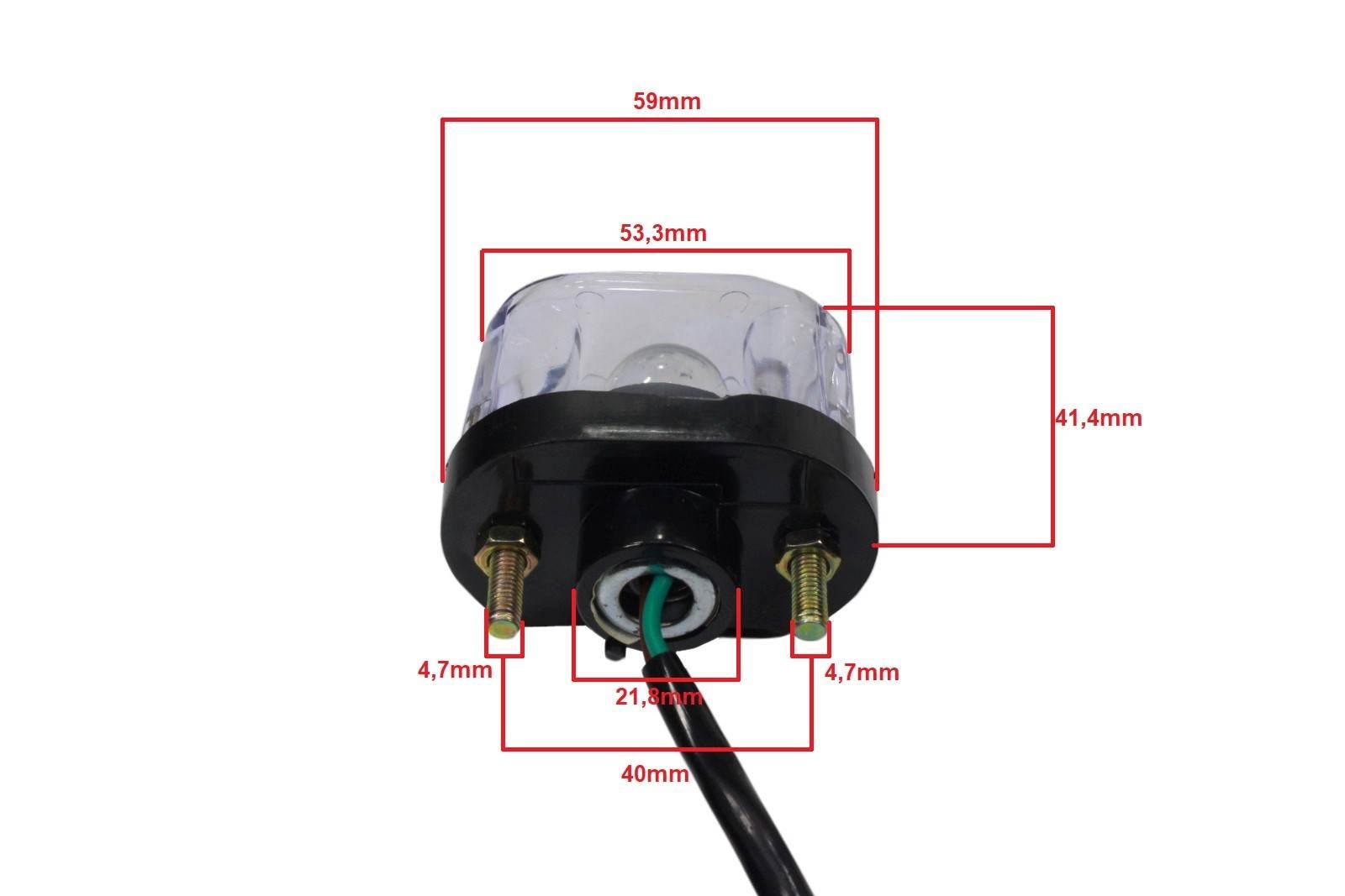 Podświetlenie tablicy rejestracyjnej czoper komple - zdjęcie 3