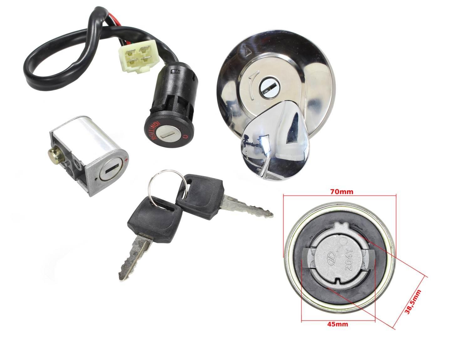 Stacyjka czoper kompletna king jolly texas