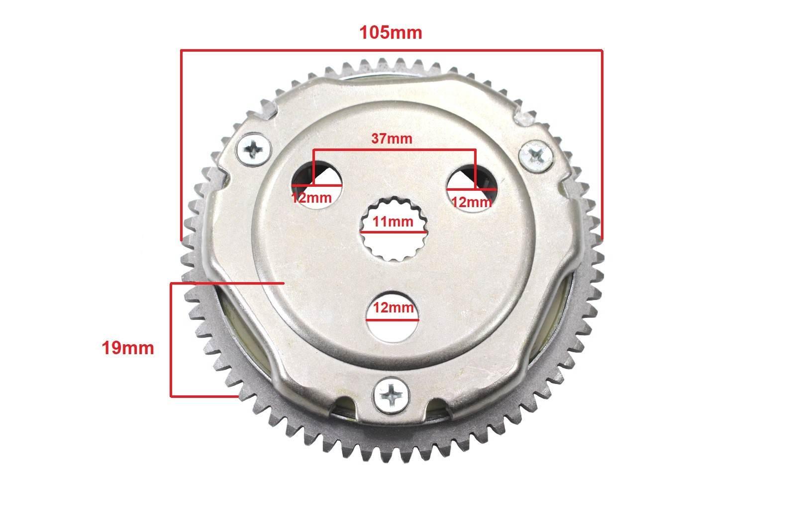 Sprzęgło rozrusznika zipp quantum 50 2t fi15mm 15z - zdjęcie 3
