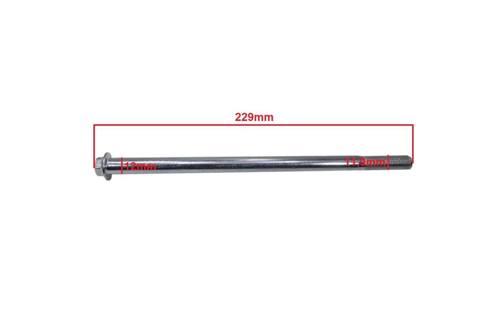 Ośka koła przód street romet router benzer barton 50-125ccm - zdjęcie 2