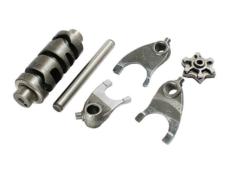 Wałek z wodzikami cross 125 wybierak 4 biegi tz