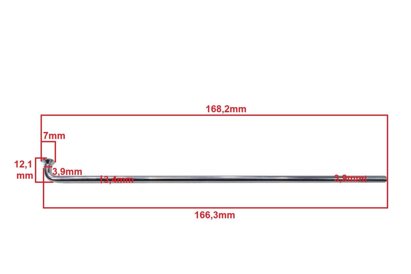 Szprychy romet wsk 125 175 koło 17" 163mm 36 szt - zdjęcie 2
