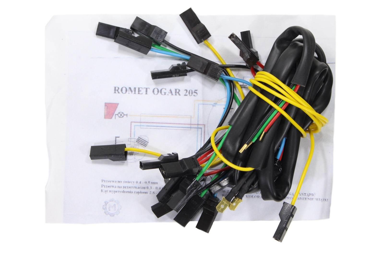 Instalacja wiązka romet ogar 205 czarna ml