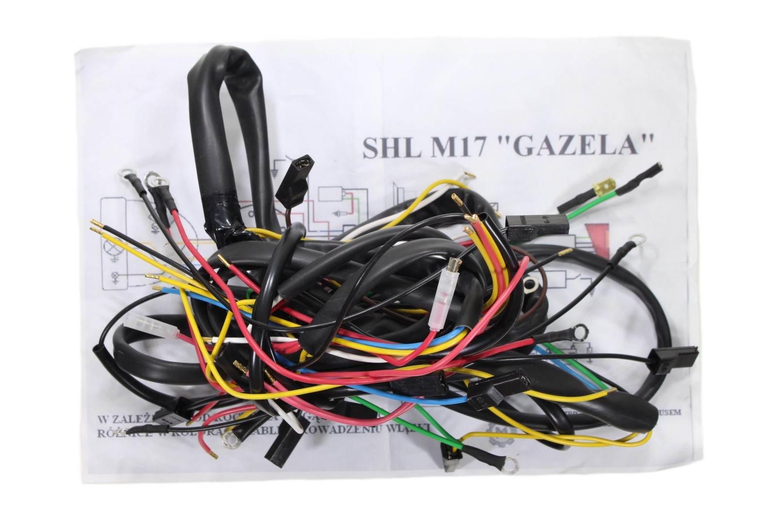 Instalacja wiązka shl m17 gazela czarna ml