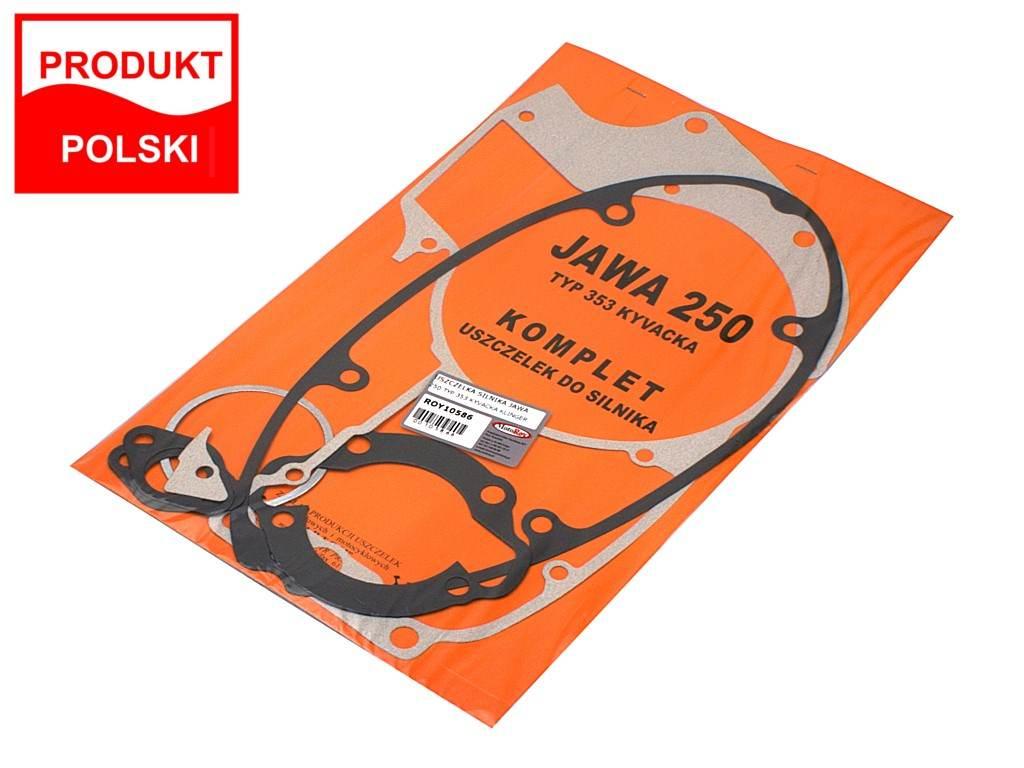 Uszczelka jawa 250 typ 353-04 kyvacka nowszy typ klingeryt kpl duży