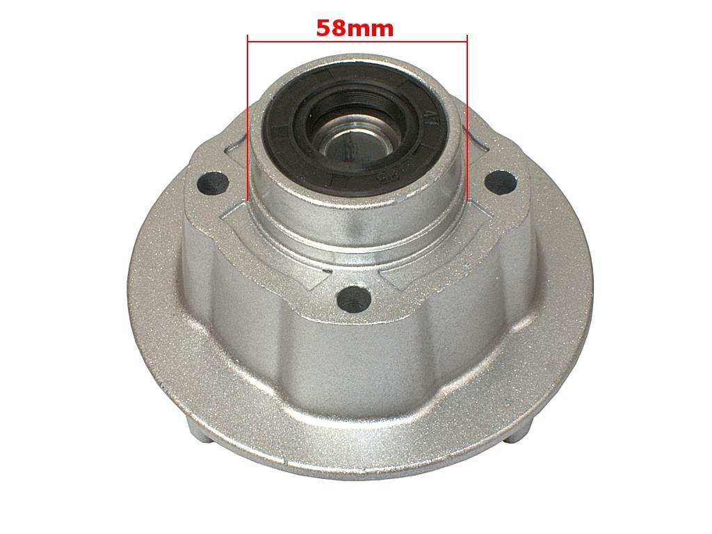 Piasta zębatki tył street srebrna | ROY10748