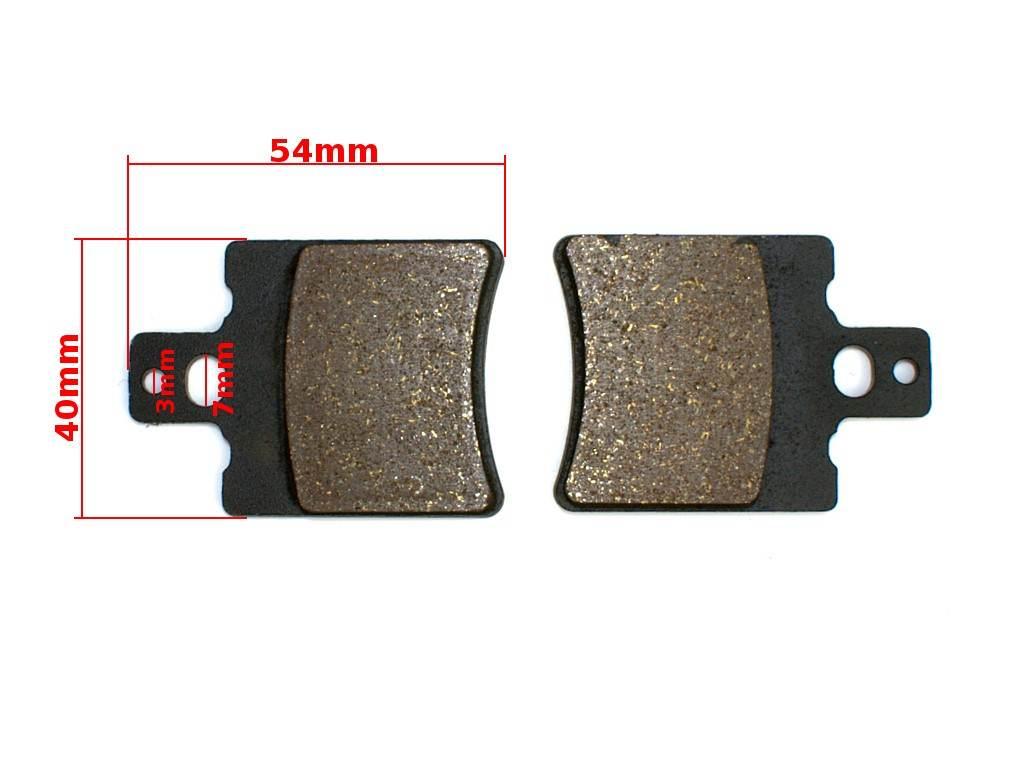 Klocki hamulca honda sfx50/szx50/sh100/sgx50